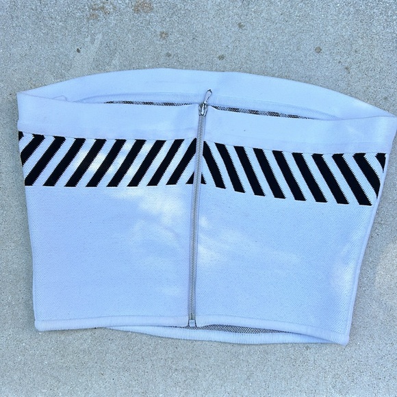 Rare Y2K Vintage Herve Leger Crop Top - Picture 5 of 8